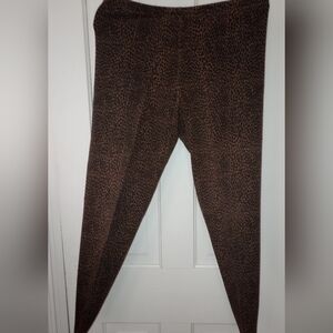 VTG EUC TROPISM Animal Print Skinny Leg STRETCH PANTS